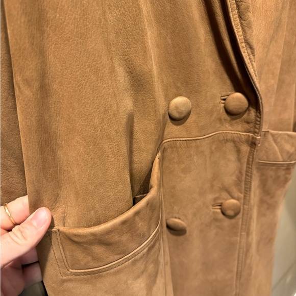 Vintage Global Identity G-III 80’s Leather Trench Coat - Picture 8 of 8